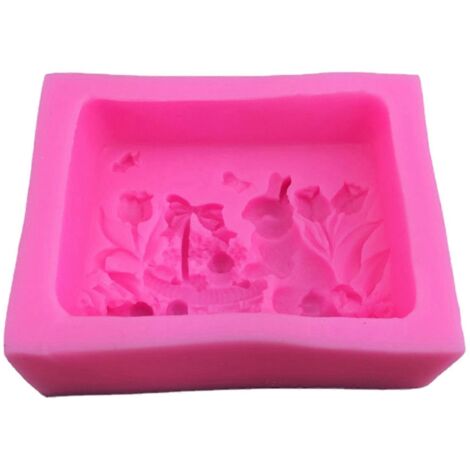 Moules en Silicone Lapin pour Décoration de Gâteaux et Chocolat (1/4)