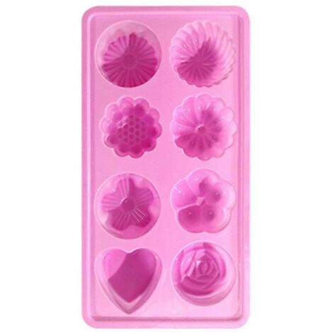 Moule à cœur en silicone pour pâtisserie, mousse et gâteau français (1/4)