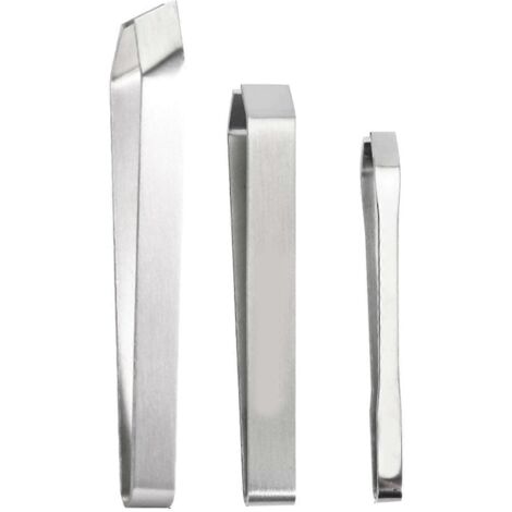 Pinces à arêtes de poisson en acier inoxydable - Set de 3 ustensiles de cuisine (1/4)