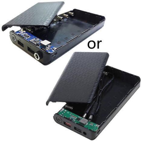 Sortie USB fixe 9V/12V pour boîtier d'alimentation avec 7x18650 batteries (1/4)