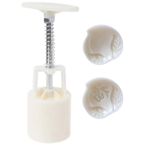 Tampon à Mooncake 25g en Plastique, Accessoire de Pâtisserie pour Pressage Manuel (1/4)