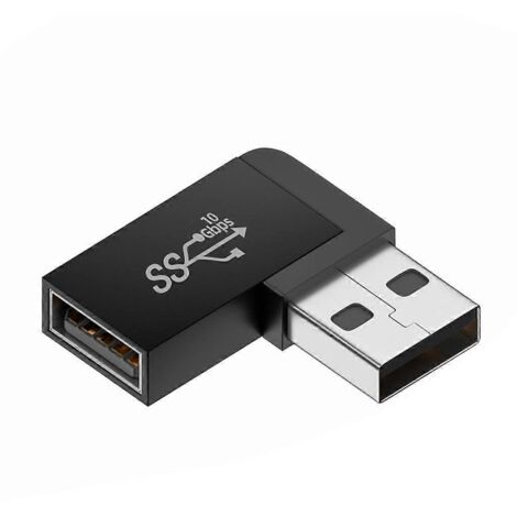 Connecteur USB 3.0 90 Degrés Haut Bas pour PC Portable et Carte Mère (1/4)