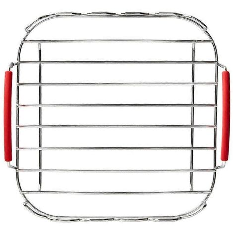 Support de Barbecue Polyvalent avec Brochettes pour Air Fryer, en Acier Inoxydable (1/4)