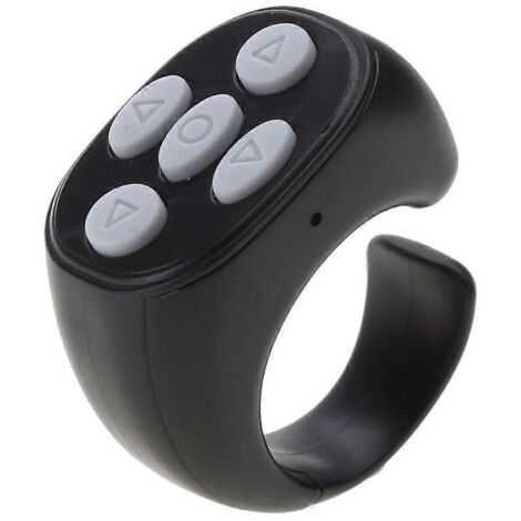 Bague Télécommande Mini pour Vidéos, Dispositif Portable de Contrôle au Bout des Doigts (1/4)