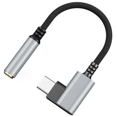 Adaptateur Audio Numérique Type C Femelle vers Jack 3,5mm pour Casque (1/4)