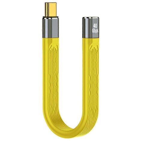 Câble USB C vers USB C et USB A, 100W Charge Rapide PD, 40Gbps Transfert Haute Vitesse, Mâle et Femelle Type C (1/4)