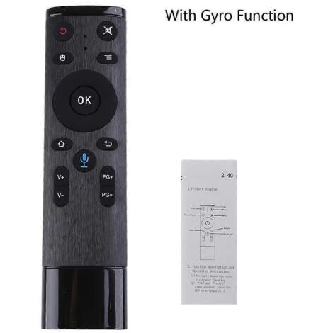 Télécommande Air Mouse 2.4G avec Gyroscope pour PC, TV Box Android et HTPC (1/4)