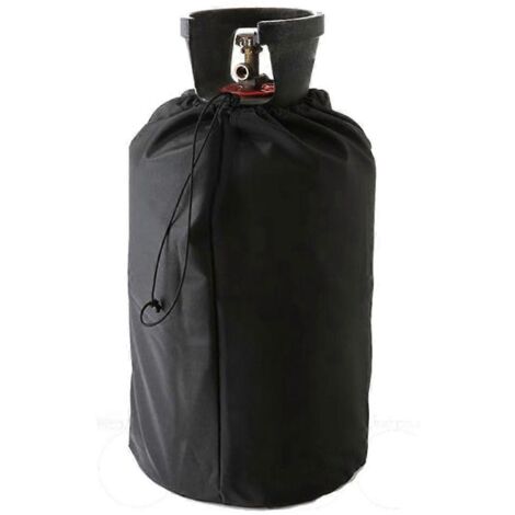 Housse de protection pour bouteille de gaz 31x59cm, toile Oxford imperméable et anti-UV, idéale pour le stockage extérieur de réservoirs propane. (1/4)