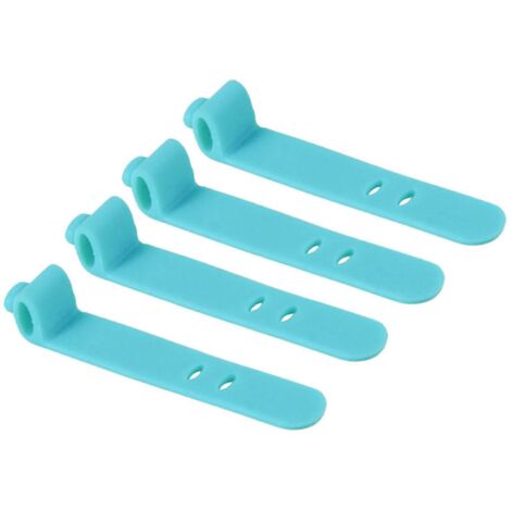 Organisateur de Câbles en Silicone, Bobineur pour Liaison et Gestion des Fils de Données (1/4)