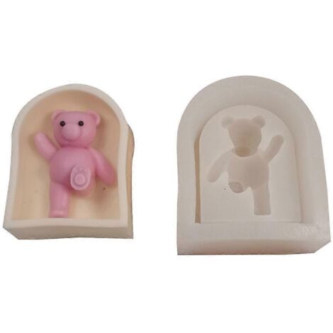 Moule à Savon Cartoon Résistant au Micro-ondes pour DIY Pâtisserie (1/4)