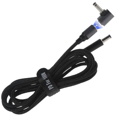 Câble d'alimentation magnétique 1,8m DC 5,5x2,1mm vers 4,0x1,7mm pour ordinateur portable Lenovo Ideapad (1/4)