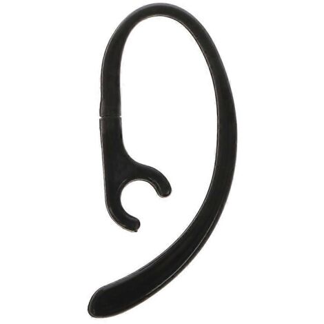 2 crochets universels pour écouteurs, compatibles Bluetooth, clips de serrage 6mm - Noir (1/4)