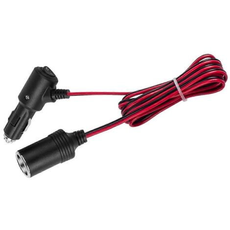 Câble d'extension allume-cigare 12V/24V pour compresseur d'air - 5 mètres (1/4)
