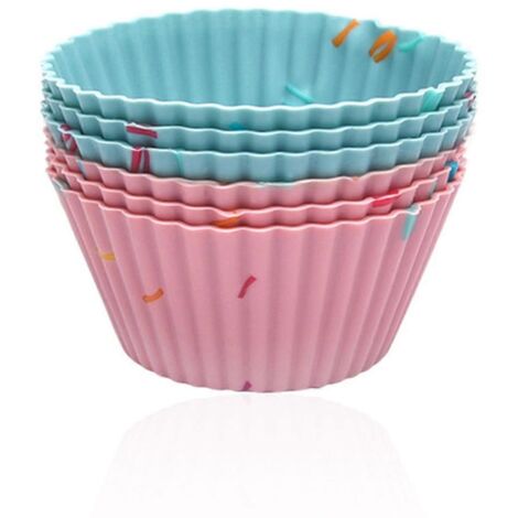 6 Pièces Moules en Silicone pour Cupcakes, Résistants et Réutilisables, Idéaux pour Halloween (1/4)