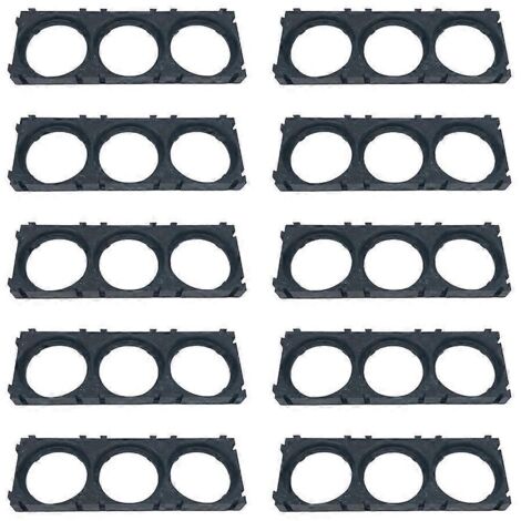Support pour piles cylindriques 33140 - Porte-piles lithium fixe pour projets DIY - Support 1x3 pour batteries (1/4)