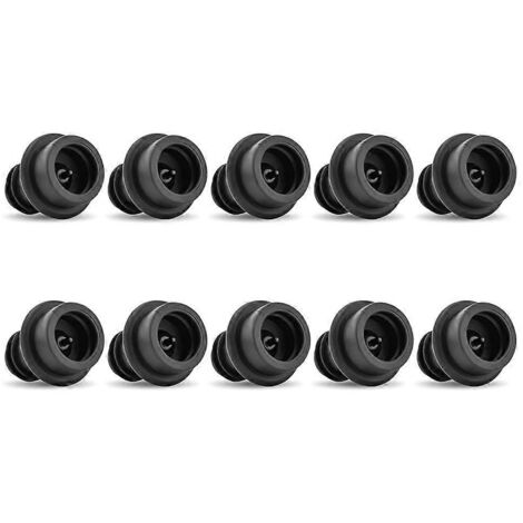 10 Pièces Bouchon à Vin en Silicone Étanche, Pompe à Vide pour Champagne et Vin (1/4)