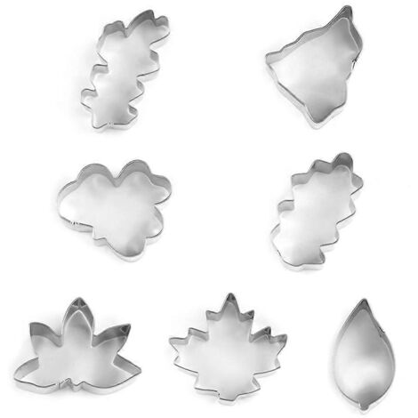 Emporte-pièces en acier inoxydable pour biscuits, accessoires de pâtisserie durables (1/4)