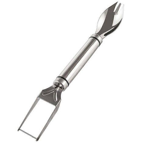 Découpeur de Pastèque 2 en 1 avec Fourchette, Accessoire de Cuisine pour l'Été (1/4)