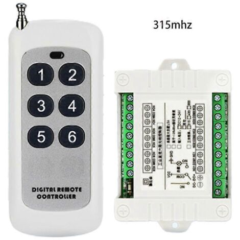 Télécommande sans fil 433/315 MHz avec émetteur et récepteur - système de contrôle à distance fiable (1/4)