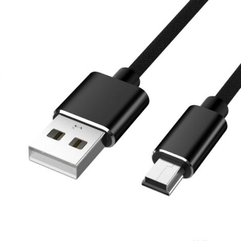 Câble USB Mini B pour GPS, Appareil Photo - Transfert de Données et Charge Rapide (1/4)