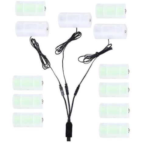 Câble d'alimentation USB 3 en 1 pour lampes de poche, jouets, bougies et réchauds à gaz - Version 6V (1/4)