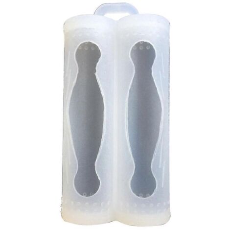 Étui de protection souple en silicone pour batterie 18650, housse anti-choc et durable (1/4)