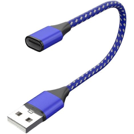Câble de Rallonge USB-C Femelle vers Mâle USB 2.0 - Adaptateur Extenseur (1/4)