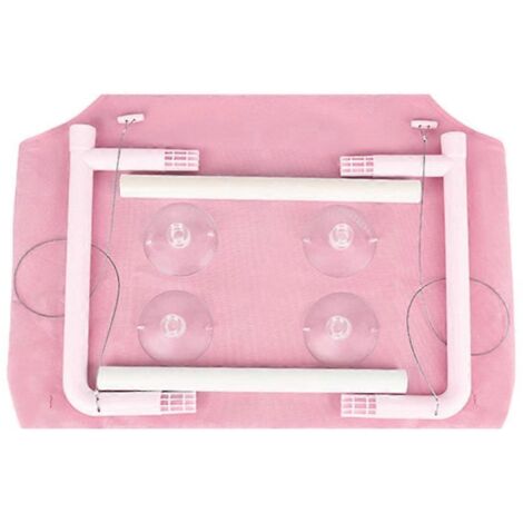 Ventouse hamac pour chat, lit suspendu à fenêtre, couchette pour chat lavable, étagère de repos pour fenêtre, support mural pour chat. (1/4)