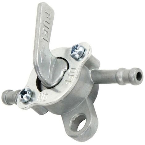 Robinet d'arrêt métallique en ligne, vanne de coupure de carburant essence pour quad, interrupteur à gaz, adapté ATV. (1/4)