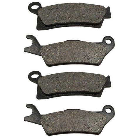 Pour Can-Am Renegade 1000R : kit de plaquettes de frein métalliques avant et arrière, plaquettes de frein ATV haute performance.