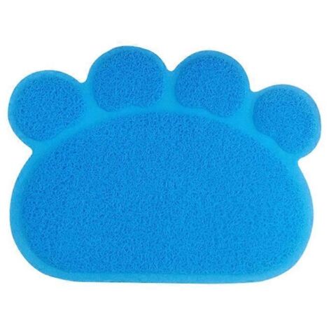Tapis de Litière pour Chat Imperméable Anti-Déchets, Facile à Nettoyer, Réduit les Projections, Contrôle des Miettes (1/4)