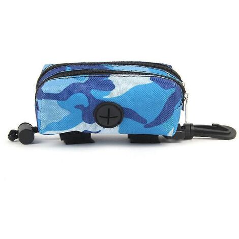 Sac à déjections canines grand format, distributeur pour sacs à caca de chien, organiseur de déchets pour laisse, capacité élevée. (1/4)