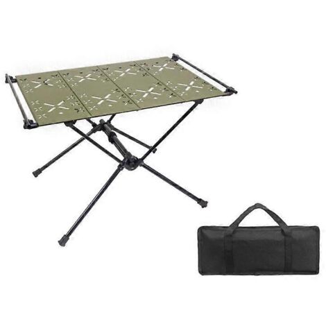 Table pliante extérieure portable compacte ultralégère pour pique-nique camping desk bureau de terrain (1/4)
