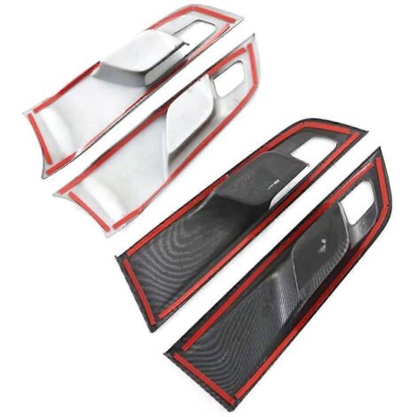 Pour MGMulan : 4 pièces de protection pour poignée de porte, cadre, insert, cache, baguette, garniture, coque de protection. (1/4)