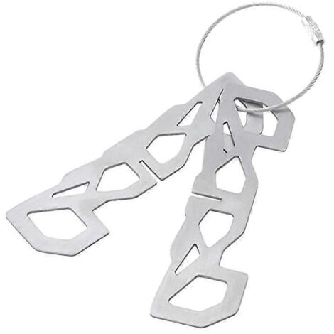 Support de réchaud croisé en acier inoxydable, support pour poêle à alcool, trépied de cuisson robuste et pliable. (1/4)