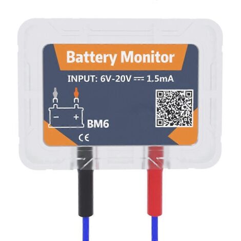 Testeur de batterie de voiture 12V, moniteur sans fil Bluetooth 4.0, assistant de batterie auto diagnostic intelligent. (1/4)