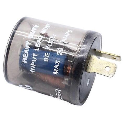 Relais clignotants électroniques 12V 2 broches, puissants et idéaux pour feux arrière à LED, flashs lumineux, haute fiabilité et compatibilité universelle. (Caractères : 135) (1/4)
