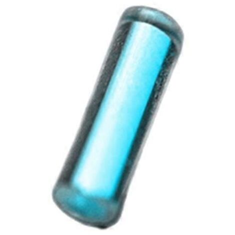 Signal lumineux, tube en verre luminescent non-gaz, bâton lumineux pour survie en extérieur, lampe de signalisation 3x11mm, bleu glacé. (1/4)