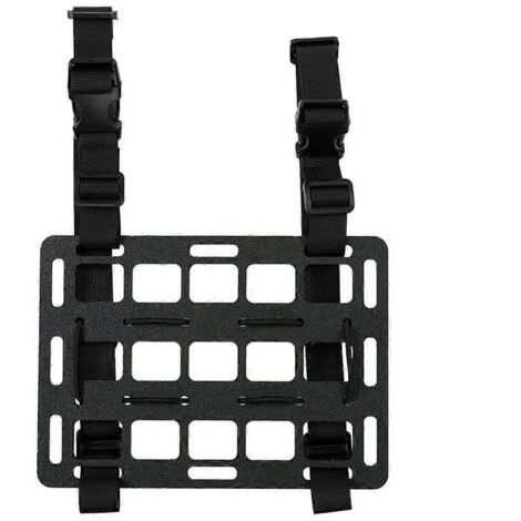 Voici une proposition de titre en français, respectant la limite de 190 caractères :
Panneau de rangement pour appuie-tête de siège auto, organiseur suspendu avec étagère de stockage et plaque porte- (1/4)
