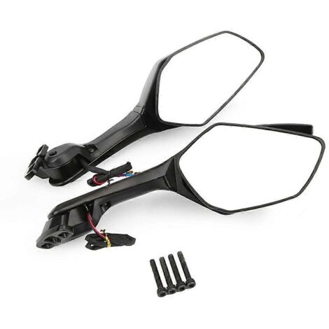 Rétroviseur amélioré avec miroir latéral LED pour sécurité et durabilité renforcées, rétroviseur intérieur à LED, miroir de recul LED haute durabilité, sécurité améliorée. (1/4)