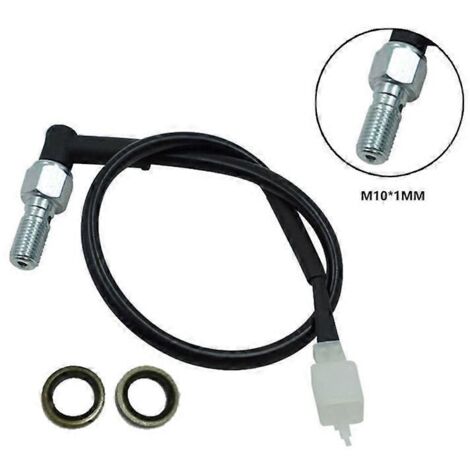Pression Interrupteur Feu Arrière pour Moto Scooter Moped Dirt Pit Bike ATV – M101.0mm (1/4)