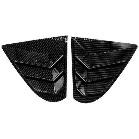 Volet décoratif latéral arrière pour Lancer, pare-soleil de vitre de custode, protection contre le soleil en ABS, accessoire de garniture extérieure. (1/4)
