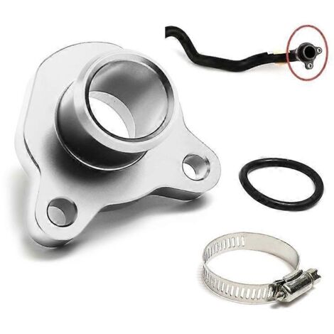 Raccord de tuyau d'eau en aluminium 6061, ref 11537544638 et 11537541992, compatible N53 N54 330i 3.0L, pièce de rechange haute qualité pour moteur BMW. (1/4)
