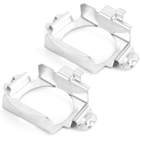 Paire d'ampoules LED H7 avec adaptateur, support de fixation pour Mercedes-Benz Ford Silver. (1/4)