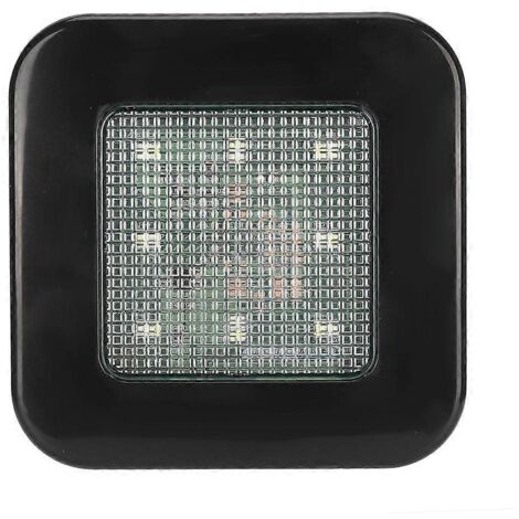 Lampe de plafond LED 3 couleurs pour lecture intérieure, feu d'habitacle magnétique pour coffre arrière, éclairage de voiture et maison. (1/4)