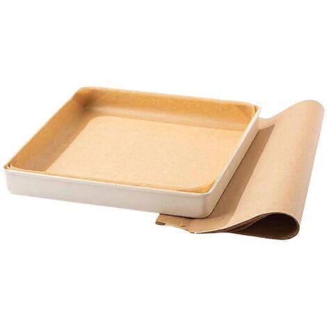 Lot de 100 feuilles de papier sulfurisé non blanchi pour cuisson, grillade et cuisine. (1/4)