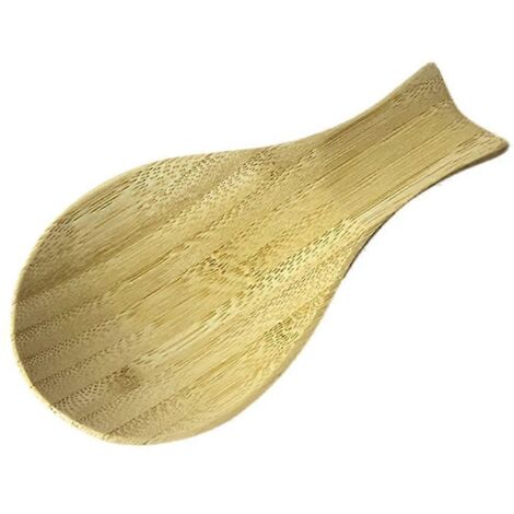 1. Porte-cuillère en bois, support pour ustensiles de cuisine, repose-spatule et cuillère, organisateur pratique pour plan de travail. (1/4)
