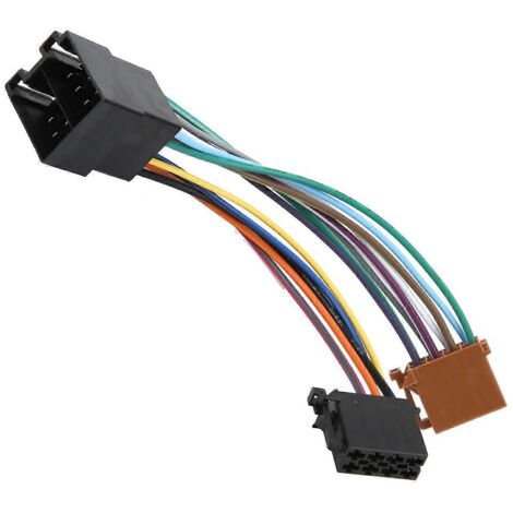 Adaptateur Faisceau ISO pour Autoradio Stéréo Auto, Compatible Peugeot 106, 206, 306, 307, 405, 406, 607, Kit Câblage Audio. (1/4)