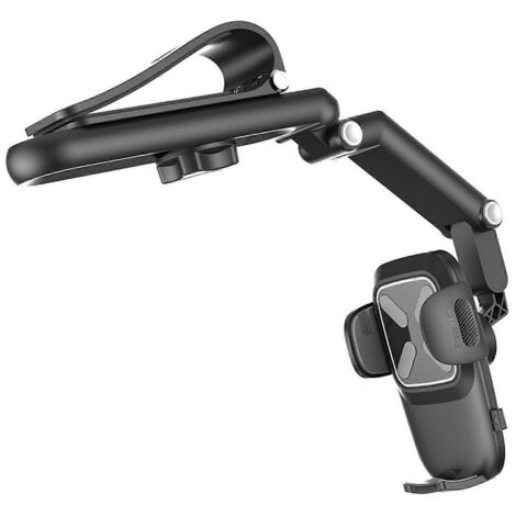 Porte-téléphone voiture réglable, angles stables, robuste haute résistance, support pare-soleil pour voiture, adapté aux modèles Tenth. (1/4)