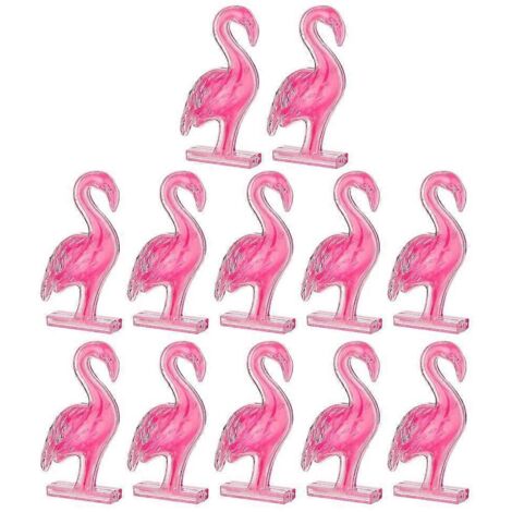 12 Pièces Boîtes à Bonbons Délicates Flamants Roses Transparents pour Fêtes, Mariages, Anniversaires, Cadeaux Invités, Soirées à Thème (1/4)